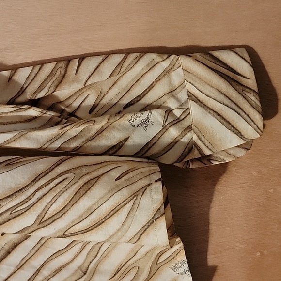 Nwdft Vintage MCM The Golden Jeans Wool Logo Mother of Pearl Buttons Down IT 42 - Picture 12 of 16